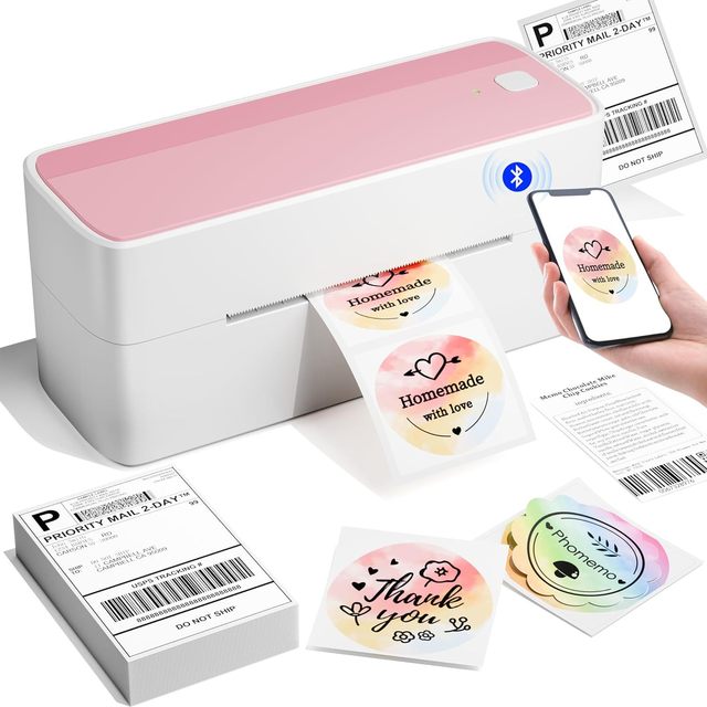 241BT Mini Desktop USB  Thermal Mailing Shipping Label Printer 4x6inch Postage Sticker Printing Machine for Office Use
