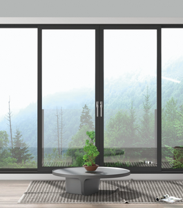 Puerta Corredera <span class=keywords><strong>de</strong></span> Aluminio con Mosquitera Integrada, Diseño Moderno e Impermeable para Sala <span class=keywords><strong>de</strong></span> Estar, Hogar, Patio Exterior, Balcón - Product Image 1