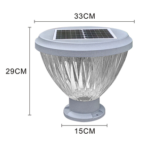 New Modern Design Super Bright <b>LED</b> Solar Post <b>Light</b> Waterproof IP65 <b>Motion</b> <b>Sensor</b> Rechargeable Pillar <b>Light</b> Detection Outdoor - Product Image 2