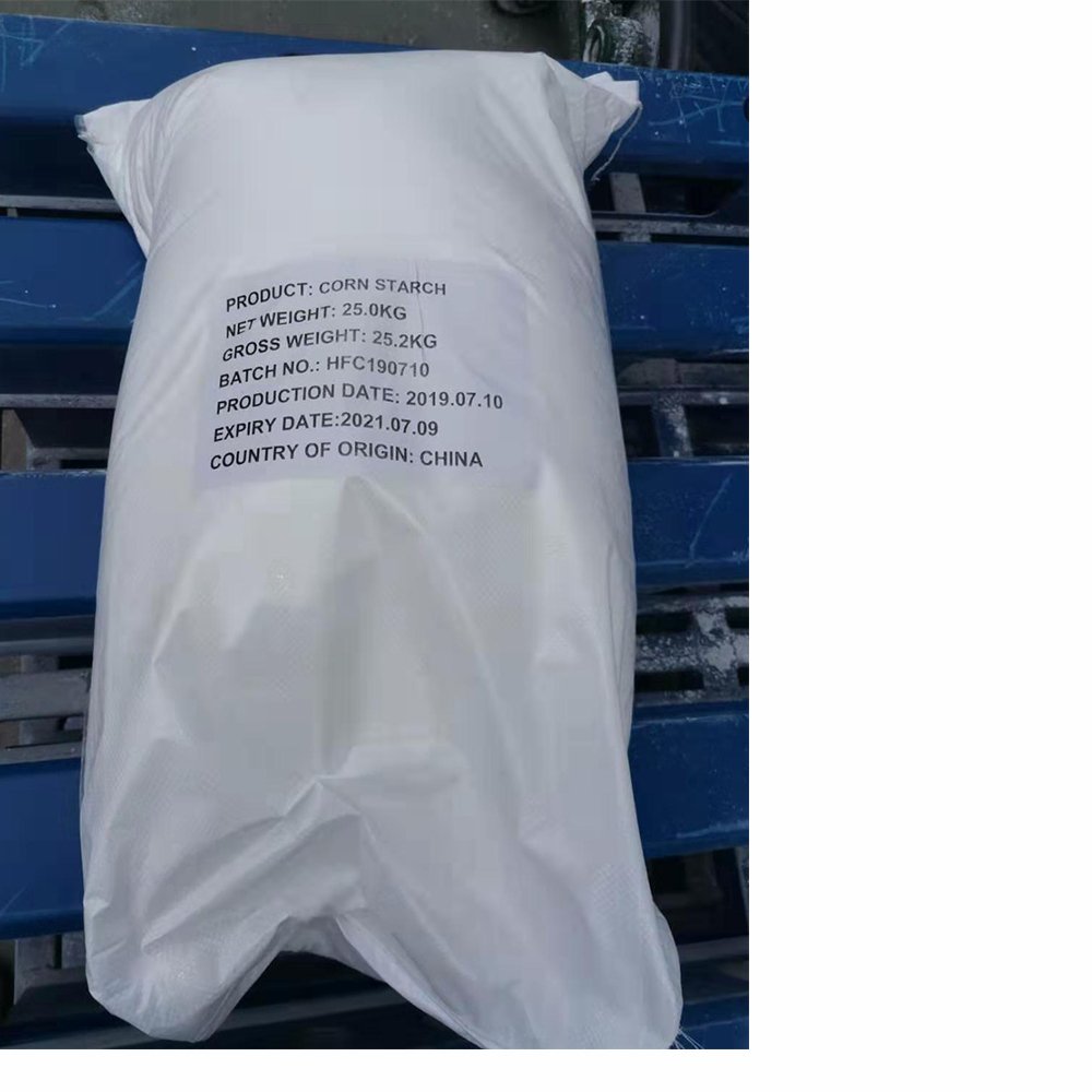 wholesale corn starch price food grade 25kg bag corn starch