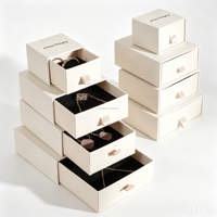 Emballage de parfum de luxe personnalisé, design de boîte en carton avec logo, tiroir coulissant avec rembourrage en mousse
