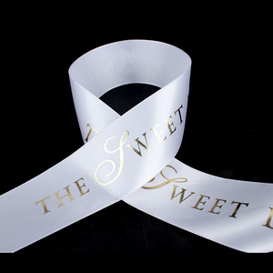 Nhà Máy Bán buôn in polyester <span class=keywords><strong>ribbon</strong></span> với logo <span class=keywords><strong>2inch</strong></span> satin <span class=keywords><strong>Ribbon</strong></span> hoa băng cho bánh trang trí - Product Image 6