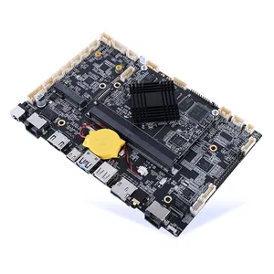 Lvds mini itx anakart android android 99 yonga seti 6 çekirdek 1.8GHz CPU ince ITX endüstriyel anakart LVDS