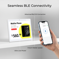 Label Rak Elektronik Bluetooth BLE COMPAX 5.83" E-Ink IP65 Poster Digital Label Harga Teks Toko Ritel Dalam Ruangan Harga Cepat