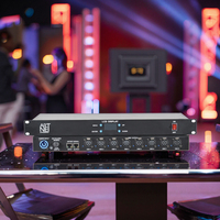 Contrôleur DMX Artnet professionnel 8 ports, mode gradateur, solution d'éclairage de scène avec construction métallique et connexion DMX512