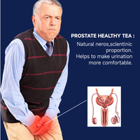 Thé aux herbes chinoises Clqq pour la prostate, à base d'herbes naturelles et biologiques, pour la santé de la prostate et la fertilité masculine