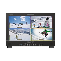 Moniteur de studio à fibre optique Lilliput Q18 17.3 pouces 4K 12G-SDI HDMI Quad View Monitor