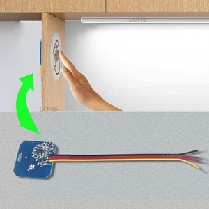 Deliksiz ve Bölmeli Dokunmatik Sensör - Çok Fonksiyonlu Ahşap Penetrasyon Anahtarı, Gardırop Dolabı Ahşap Mobilyalar için DC5-24V - Product Image 2