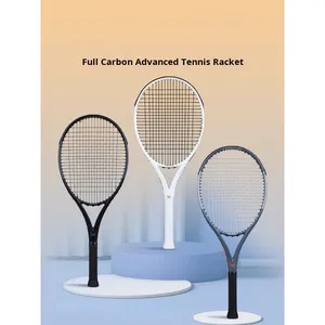 Raqueta de <span class=keywords><strong>Tenis</strong></span> de Fibra de Carbono Kamery de <span class=keywords><strong>Alemania</strong></span> para Adultos y Estudiantes Universitarios, Raqueta Individual con Cuerdas de Nailon, Entrenador de Rebote, Tienda Oficial - Product Image 3