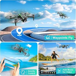 โดรนติดกล้อง 1080P HD FPV มอเตอร์ไร้แปรงถ่าน ควอดคอปเตอร์บังคับวิทยุ พับเก็บได้ สำหรับเด็ก ผู้ใหญ่ มือใหม่ ถ่ายเซลฟี่ด้วยท่าทาง ตั้งค่าจุดหมาย - Product Image 5