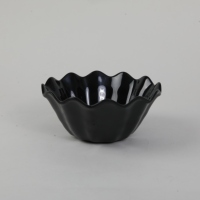 Bol à salade de fruits et légumes en mélamine écologique, durable et créatif, 6,5 pouces, avec bord festonné, passe au lave-vaisselle, pour la maison et l'hôtel