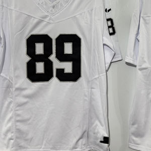 Maßgefertigtes Hochwertiges Las Vegas Raiders Style American Football Trikot Genäht # 11 # 13 # 24 # 28 # 34 Name Nummer Polyester Sport - Product Image 2