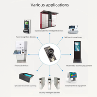 Module de caméra USB mini OEM 2MP 1980*1080 à mise au point fixe pour ATM, kiosque, scanner de documents