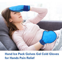 Gants médicaux souples ajustables en gel avec compresses chaudes/froides réutilisables personnalisables pour le soulagement de la douleur à la main et la thérapie de récupération des blessures