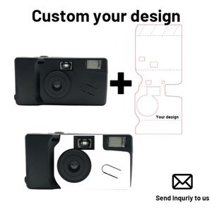 Appareil photo jetable personnalisé à usage unique avec flash pour mariage |   Appareil photo vintage 35 mm à usage unique avec votre logo personnalisé - Product Image 2