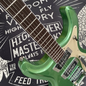 Guitarra Green <span class=keywords><strong>Deluxe</strong></span> Mark II Ventura Johney Ramne Mosrte con Diapasón de Palisandro, Pastillas HH y Barra de Trémolo Tun-A-Matic - Product Image 4
