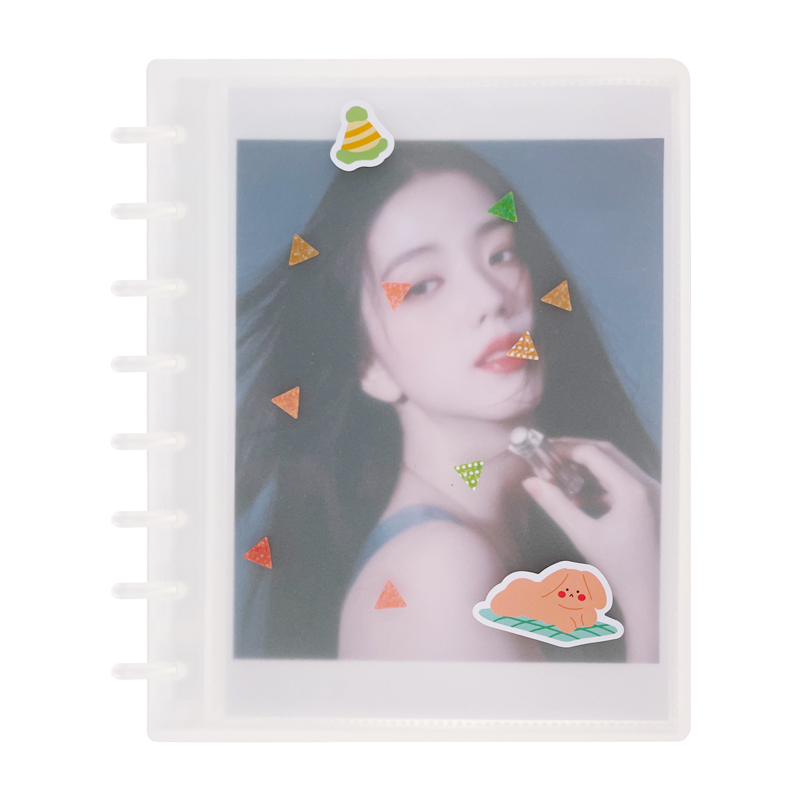 Индивидуальный матовый прозрачный Альбом для хранения наклеек с диском 5/7 дюйма для коллекционирования наклеек