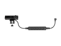 Multiprise de table à fixation par pince OMNI, système modulaire 15A avec USB-C, protection contre les surtensions et câble efficace