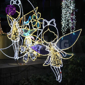Giant <b>Lighted</b> Christmas Angel for Outdoor Park Plaza Landscape and Commercial Holiday Decoration Display - Product Image 3