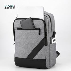 Mochila para estudiantes de negocios de nailon personalizada con USB, mochila escolar impermeable para acampar, viaje, deportes, mochila para ordenador portátil para hombres y mujeres - Product Image 4