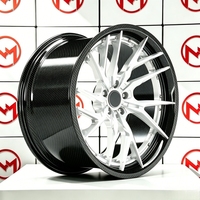 Jantes de voiture pour passagers Maxtera en fibre de carbone forgée sur mesure, style VMP-207, pour Porsche, BMW, McLaren, Audi G63 AMG, Urus, Tesla, jantes en alliage