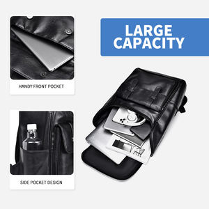 Custom New Trending <b>Black</b> Oxford Waterproof <b>Backpack</b> Fashion High Quality Multifunction Luxury Designer Bags Laptop <b>Backpack</b> - Product Image 5
