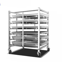Four rotatif utiliser plusieurs couches en acier inoxydable boulangerie industrielle séchage congélation plateau de nourriture chariot support