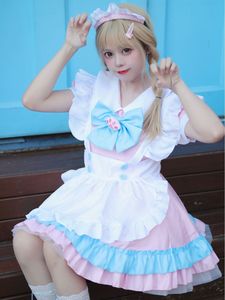 <span class=keywords><strong>Femme</strong></span> <span class=keywords><strong>de</strong></span> <span class=keywords><strong>chambre</strong></span> avec nœud fille douce Cosplay Costume Lolita Dress Alice - Product Image 5