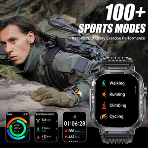 Smartwatch Quadrato IP67 2025 con Display TFT, Risposta alle Chiamate, Monitoraggio della Salute, Torcia LED, Impermeabile 3ATM, Ricarica <span class=keywords><strong>Wireless</strong></span> - Product Image 3