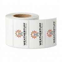 Étiquettes d'équipement en PVC autocollantes durables et résistantes aux intempéries pour extérieur, stations de base 5G, onduleurs solaires, résistantes aux UV, découpées à la forme, longues