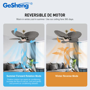 Ventilador de Techo de 52 Pulgadas con Luz, Control Remoto, Resistente al Agua, para Exteriores, con LED, Estilo Europeo 5 ABS - Product Image 3