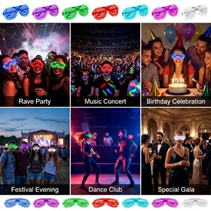 Stores lumineux LED néon clignotants en plastique pour concerts, raves, boîtes de nuit, bars, KTV et festivals de musique - Product Image 6