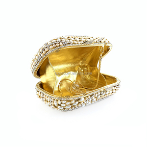 Oc4361 occi nhà sản xuất handmade Hight chất lượng phụ nữ ly hợp túi đính cườm buổi tối ly hợp Ví tiệc cưới - Product Image 3