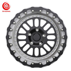Rines Forjados Negros Mate <span class=keywords><strong>de</strong></span> 18, 19 y 20 Pulgadas con Beadlock, PCD 5x112, ET 40mm y Centro <span class=keywords><strong>de</strong></span> 25mm para BMW M4 F82, Nuevos - Product Image 1