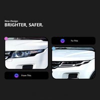 HETOP pour Range Rover Evoque, phares LED 2012-2018, mise à niveau Evoque, feux de jour DRL, lampes avant LED, accessoires de phares de voiture pour Land Rover