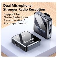 SX39 Microphone sans fil diffusion en direct enregistrement Radio réduction de bruit Portable pour caméscope DSLR Smartphone tablette
