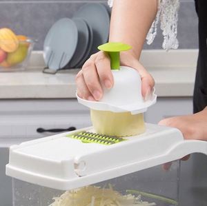 Professional Mandoline Dice Slicer Handheld Commercial Industrial Stainless Steel <b>Vegetable</b> Fruit <b>Chopper</b> 12 1 Onion PP - Product Image 5