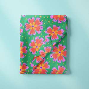 Nuovo arrivo Vintage geometrico floreale stampato 100% cotone organico Liberty Tana prato tessuto personalizzato stampa digitale per il vestito da bambino - Product Image 3