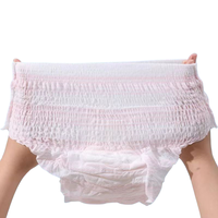 Kostenlose Musteranpassung Großhandel 360 Grad Auslaufsichere Einweg-Soft-Cotton Damenhygiene-Unterwäsche Damenwindeln