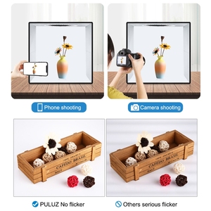 Prix usine populaire <span class=keywords><strong>Mini</strong></span> PULUZ 30cm <span class=keywords><strong>Photo</strong></span> <span class=keywords><strong>Studio</strong></span> boîte <span class=keywords><strong>Portable</strong></span> pliable tir tente de table photographie LED remplissage boîte à lumière - Product Image 4