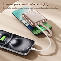 Nouveaux produits électroniques tendance, batterie externe ultra-fine en métal 20000mAh avec charge rapide 22.5W, chargeur portable rapide pour iPhone