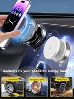 Support magnétique universel pour téléphone portable de voiture à rotation 360°, nouveau modèle 2025, pour la maison et le bureau