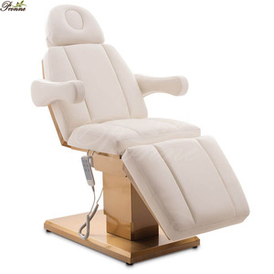 Simple Confortable Durable blanc et or Esthetix <span class=keywords><strong>Alessandra</strong></span> lit de soin électrique Beauty Spa - Product Image 1