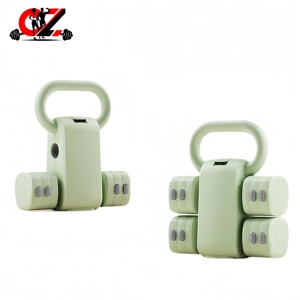 Ensemble d'haltères et de kettlebells CZFIT portables, détachables et réglables, antidérapants, équipement d'exercice complet pour les débutants et les passionnés de fitness - Product Image 1