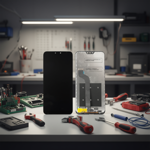 Mi A2 Lite redmi 6 Pro หน้าจอสัมผัส LCD แบบเต็มจอสีดำแผงจอแสดงผลสำรอง - Product Image 3