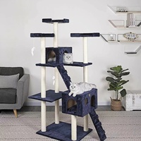 Haute qualité en gros chat arbres tour mode-conçu chat Condo griffoir interactif en peluche chat escalade cadre