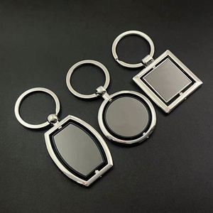 Llavero Metálico Giratorio de Fábrica, Material en Blanco para Impresión Láser UV, Venta al por Mayor, Aleación de Zinc, Regalos Promocionales Creativos - Product Image 1