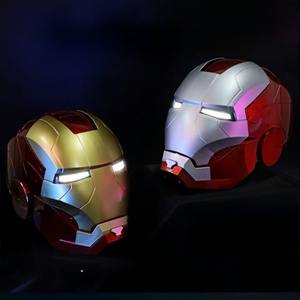 Anglais MK5 Jarvis Ouverture et fermeture à commande vocale Casque lumineux déformable <span class=keywords><strong>Masque</strong></span> de cosplay portable pour Halloween - Product Image 1