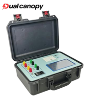 Testeur de rapport de transfert de transformateur numérique automatique portable triphasé alimenté par batterie au lithium intégrée