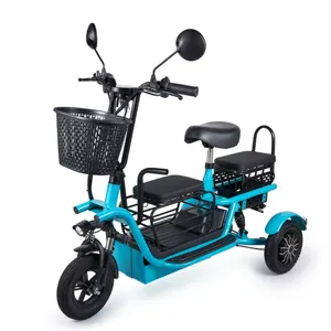 Elektrikli scooter 48V lityum pil üç tekerlekli scooter ile yüksek kalite makul fiyat katlanabilir elektrikli scooter